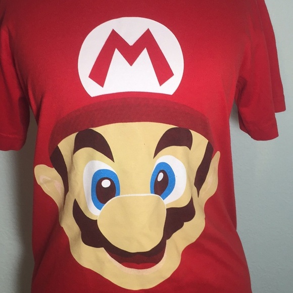 Tops - Classic Game Super Mario Graphic T Shirt Nintendo